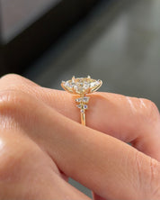 2.01ct E-VVS2 Marquise Lab Diamond Nova