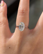 3.01ct D-VS1 Oval Lab Diamond Alice