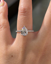 2.01ct F-VS1 Pear Lab Diamond Nicole