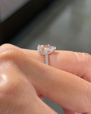 2.01ct F-VS1 Pear Lab Diamond Nicole