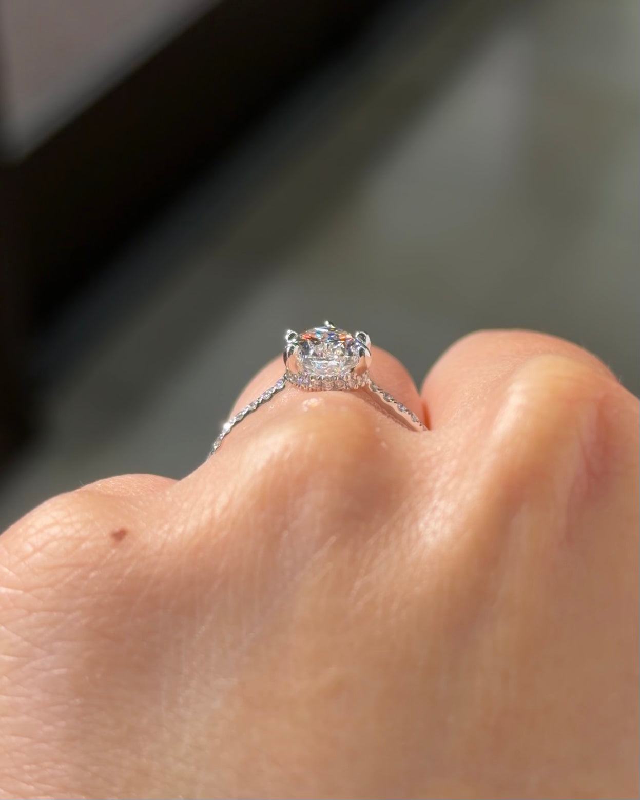 2.01ct F-VS1 Pear Lab Diamond Nicole