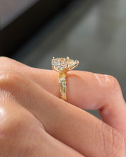 2.04ct F-VS1 Pear Lab Diamond Josephine