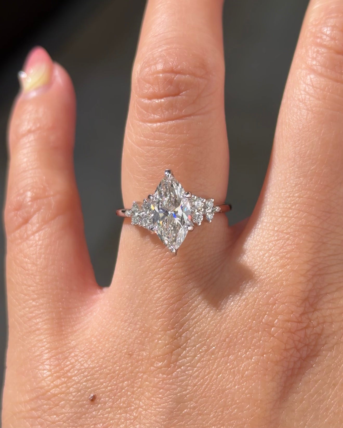 1.72ct F-VVS2 Marquise Lab Diamond Nova
