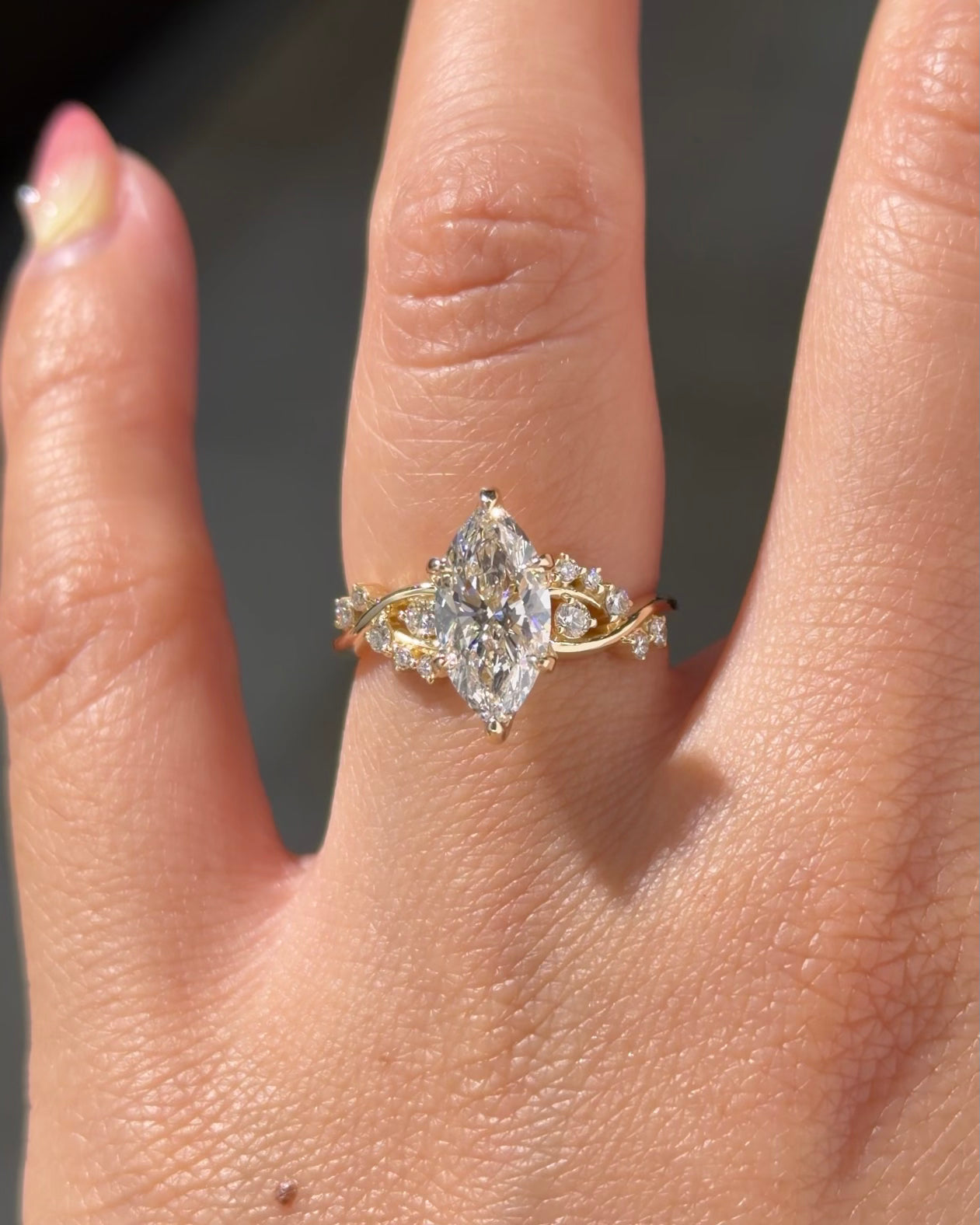 1.74ct D-VVS2 Marquise Lab Diamond Ariel