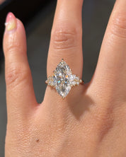 5.09ct D-VS1 Marquise Lab Diamond Supernova