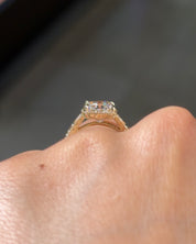 3.06ct D-VS1 Cushion Lab Diamond Evelyn