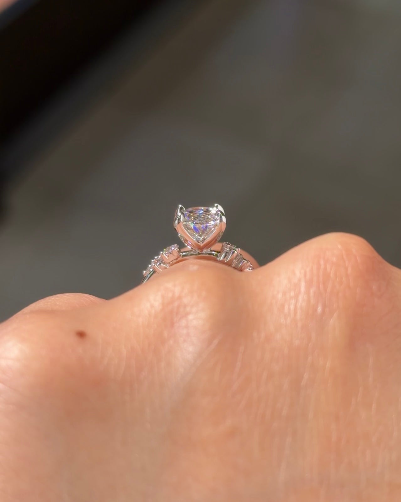 2.01ct E-VS1 Oval Lab Diamond Nova