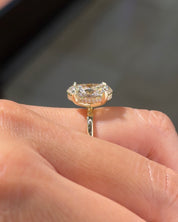 5.03ct F-VVS2 Oval Lab Diamond Kayla