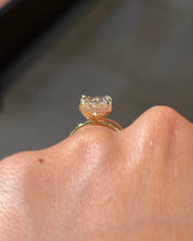 5.03ct F-VVS2 Oval Lab Diamond Kayla