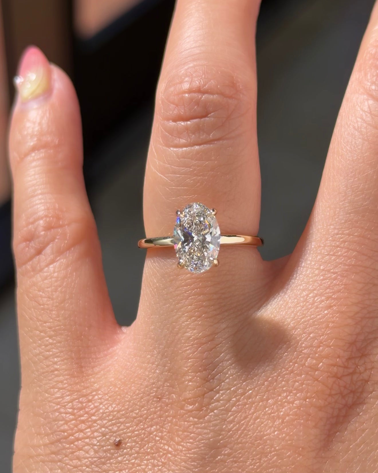 1.75ct D-VVS2 Oval Lab Diamond Juliette