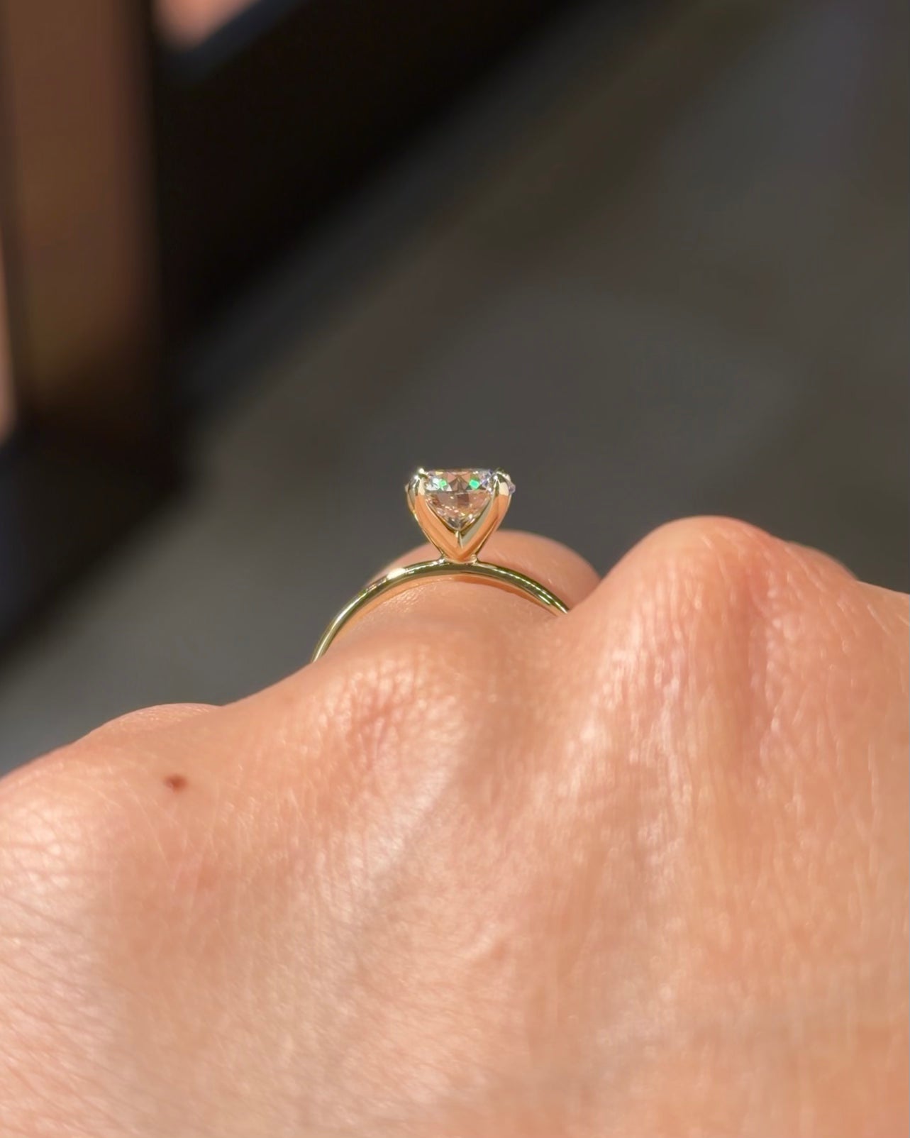 1.22ct D-VVS2 Round Lab Diamond Juliette