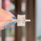 3.09ct D-VS1 Radiant Lab Diamond Stephanie