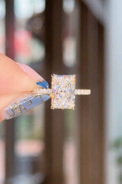 3.09ct D-VS1 Radiant Lab Diamond Stephanie