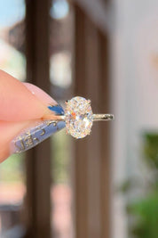 2.10ct D-VS1 Oval Lab Diamond Leah
