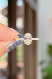 1.23ct D-VS1 Oval Lab Diamond Stephanie
