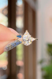 1.71ct D-VS1 Pear Diamond Petite Gracie