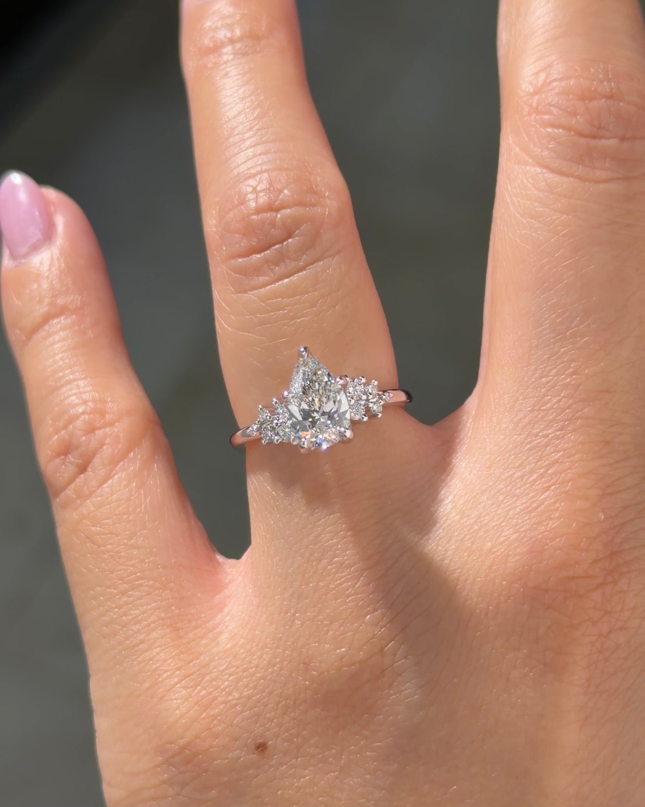1.23ct D-VS1 Pear Lab Diamond Nova