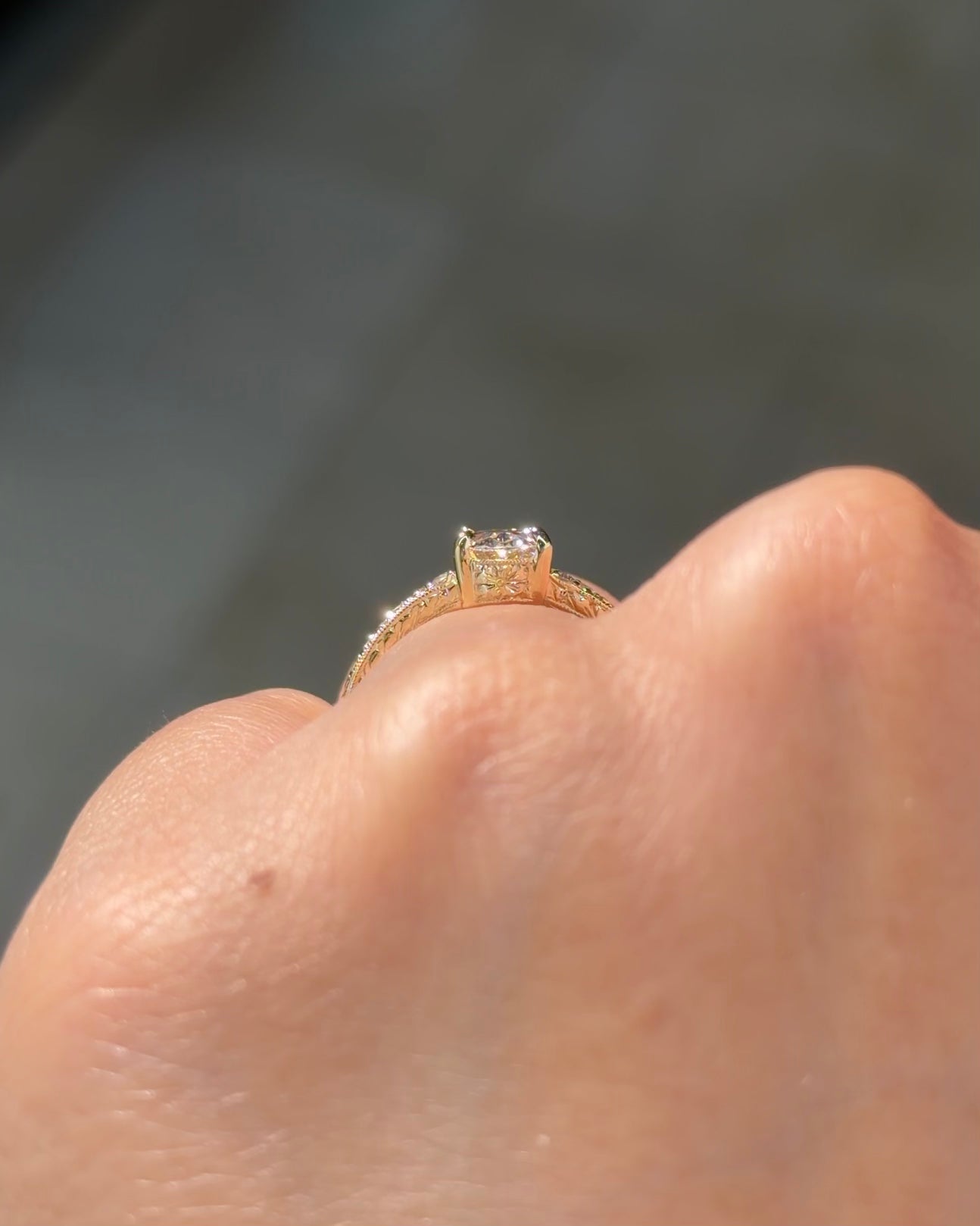 1.06ct E-VVS2 Oval Lab Diamond Isla