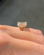 4.02ct E-VVS2 Radiant Lab Diamond Kayla