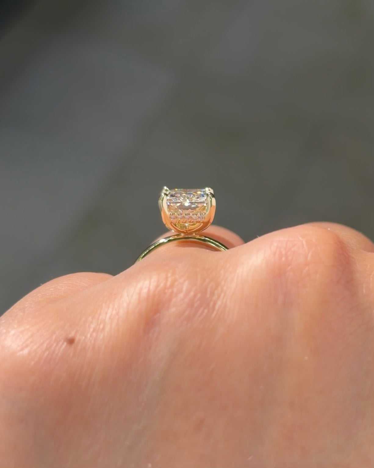 4.02ct E-VVS2 Radiant Lab Diamond Kayla