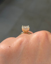 4.02ct E-VVS2 Radiant Lab Diamond Kayla