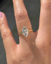 2.02ct F-VVS2 Marquise Lab Diamond Monica