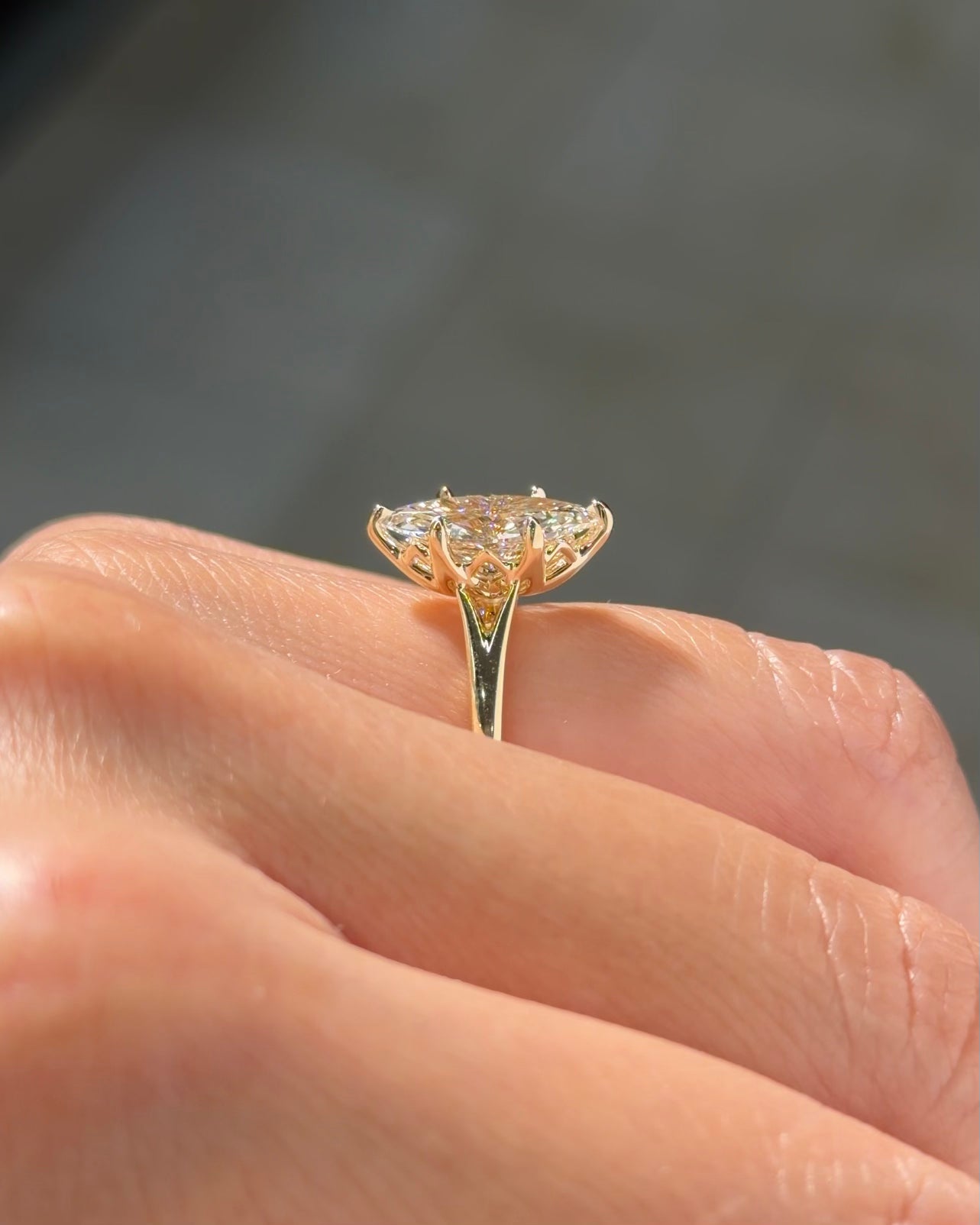2.02ct F-VVS2 Marquise Lab Diamond Monica