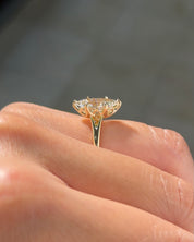 2.02ct F-VVS2 Marquise Lab Diamond Monica