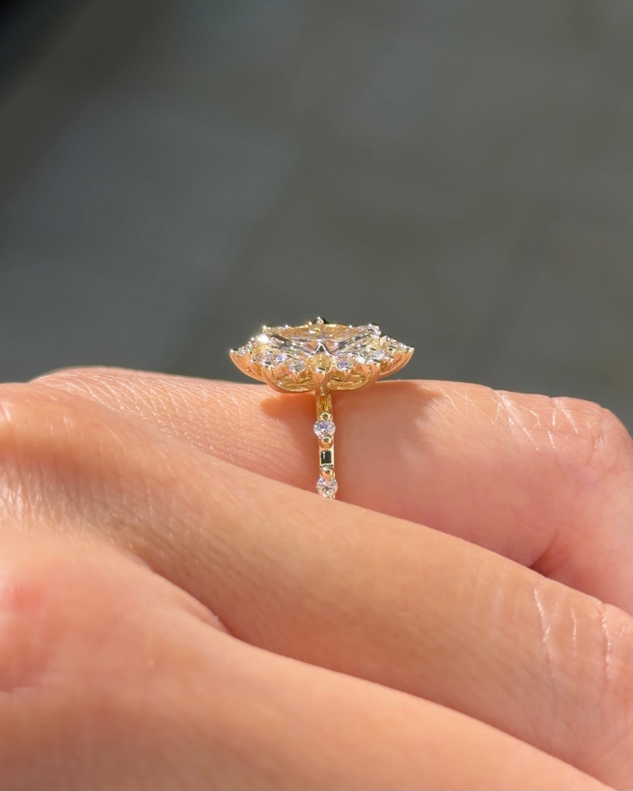 1.22ct E-VVS2 Marquise Lab Diamond Kaia