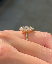 1.22ct E-VVS2 Marquise Lab Diamond Kaia