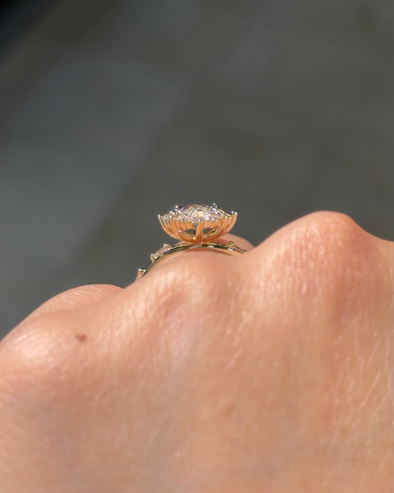 1.22ct E-VVS2 Marquise Lab Diamond Kaia
