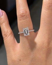 2.05ct D-VVS1 Emerald Lab Diamond Alice