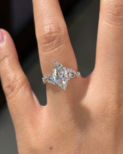 2.04ct F-VVS2 Marquise Lab Diamond Ariel