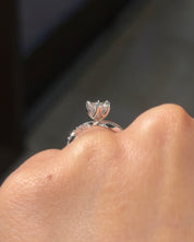 2.04ct F-VVS2 Marquise Lab Diamond Ariel