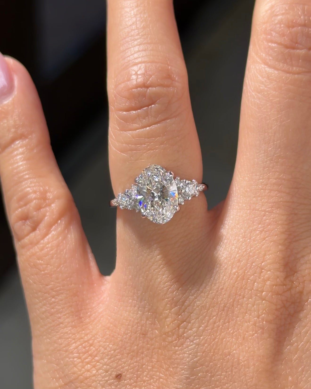 2.20ct D-VVS2 Oval Lab Diamond Brandi