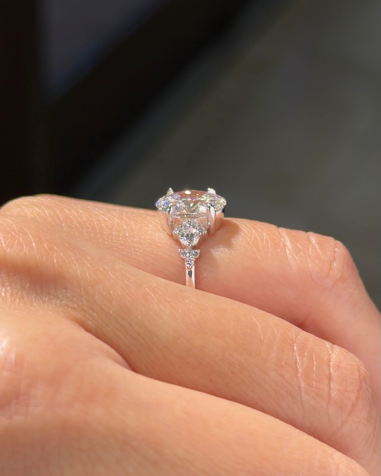 2.20ct D-VVS2 Oval Lab Diamond Brandi
