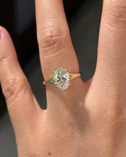 2.03ct F-VS1 Oval Lab Diamond Monica