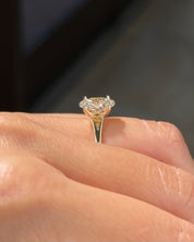 2.03ct F-VS1 Oval Lab Diamond Monica