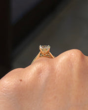 2.03ct F-VS1 Oval Lab Diamond Monica