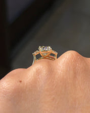 4.06ct F-VVS2 Cushion Lab Diamond Meghan