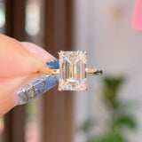 4.16ct E-VVS2 Emerald Lab Diamond Kayla