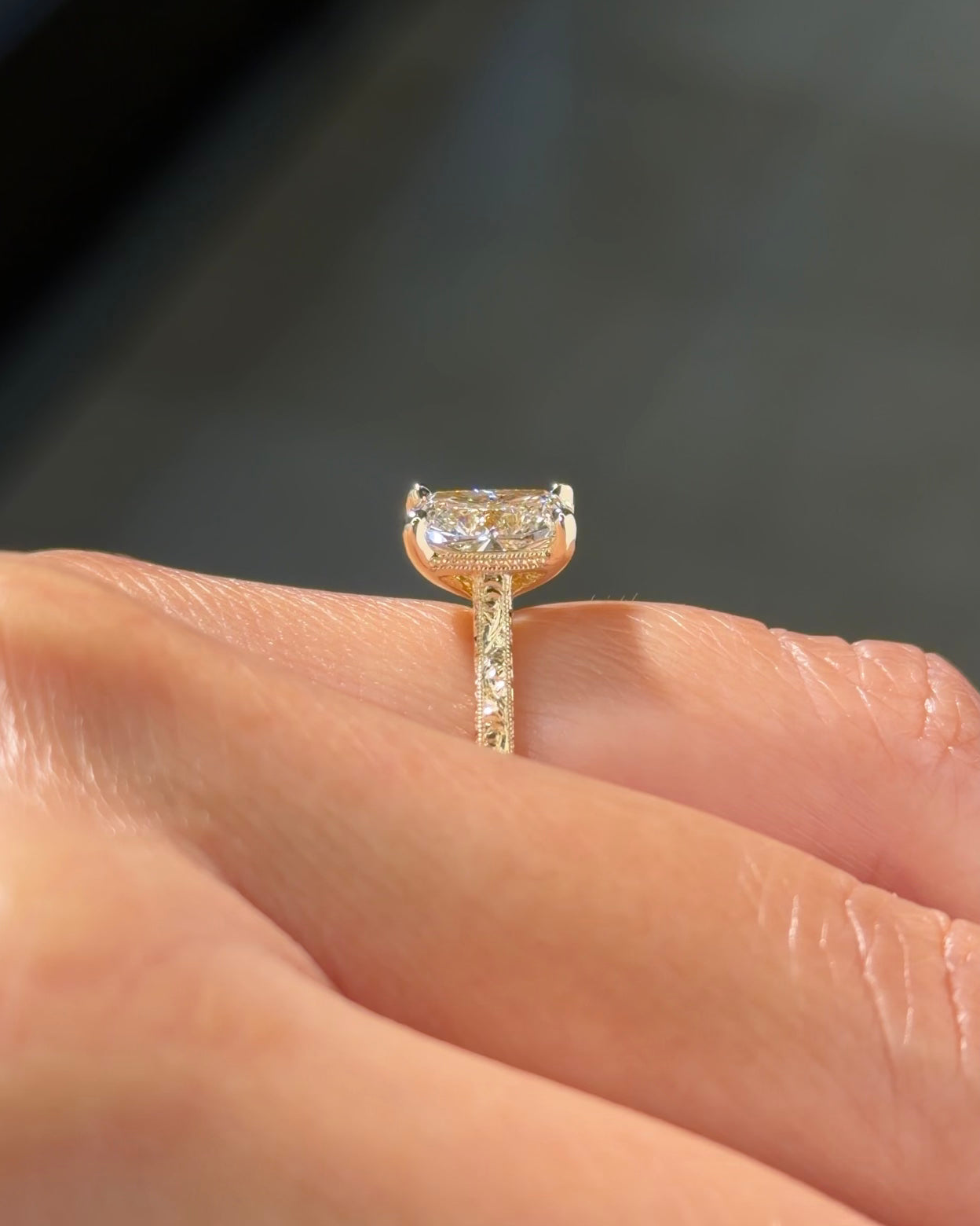 1.86ct F-VS1 Cushion Lab Diamond Louise