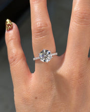 3.02ct F-VVS2 Round Lab Diamond Juliette