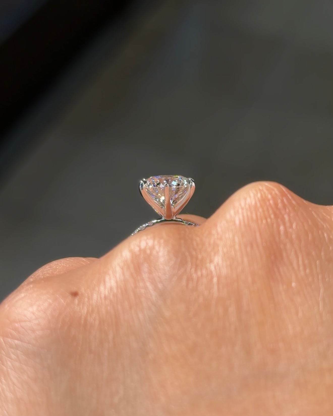 3.02ct F-VVS2 Round Lab Diamond Juliette