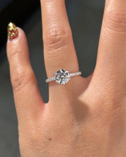 1.50ct E-VVS2 Round Lab Diamond Samantha
