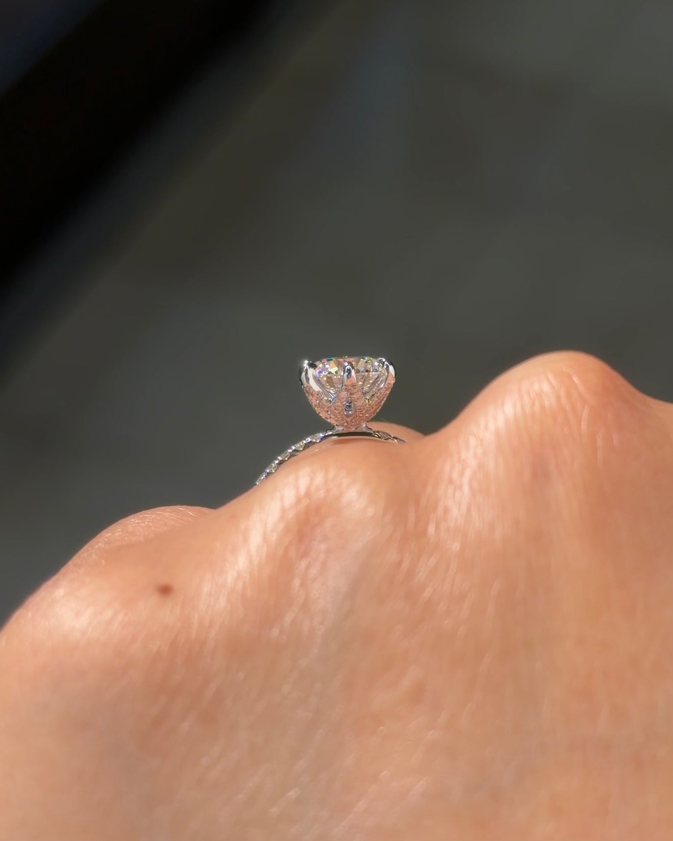 1.50ct E-VVS2 Round Lab Diamond Samantha
