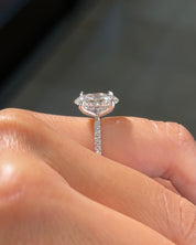 3.59ct E-VS1 Oval Lab Diamond Samantha