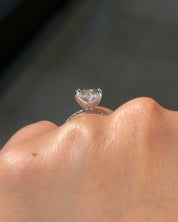 3.59ct E-VS1 Oval Lab Diamond Samantha