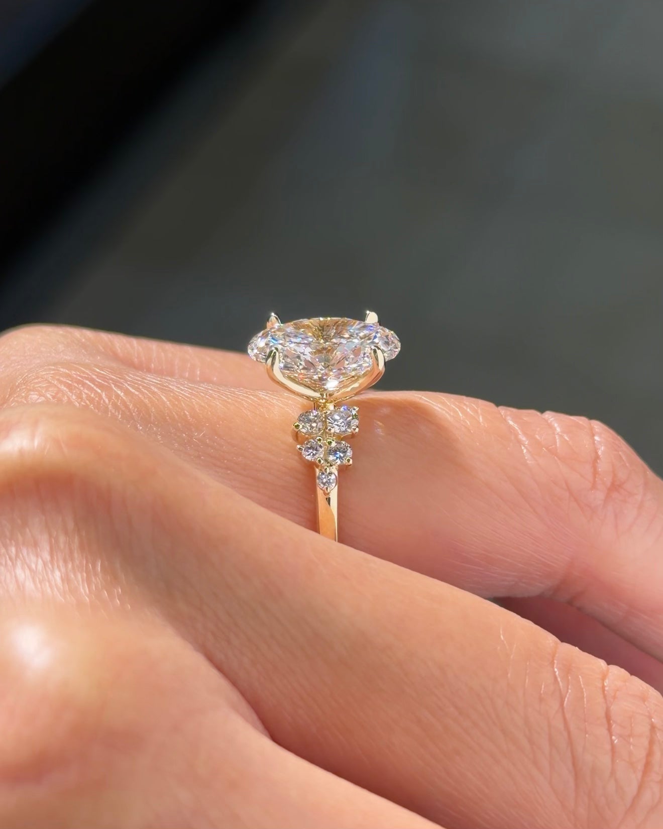 4.06ct D-VS1 Oval Lab Diamond Supernova