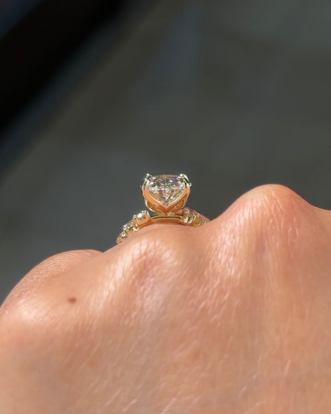4.06ct D-VS1 Oval Lab Diamond Supernova